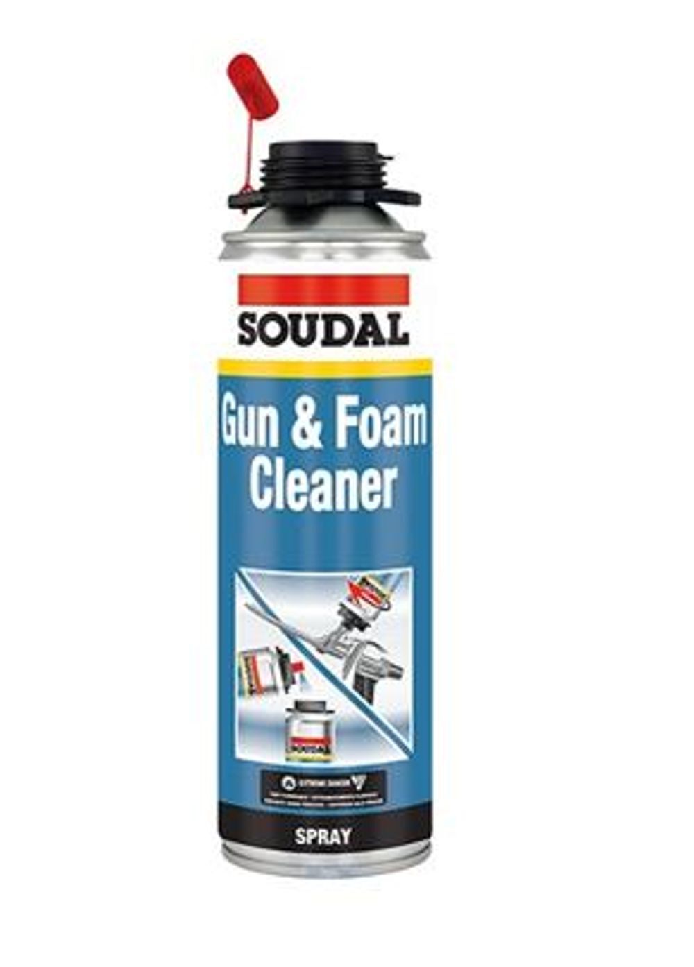 Soudal 12 Oz Aerosol Can Gun & Foam Cleaner PU Foam, large image number 1