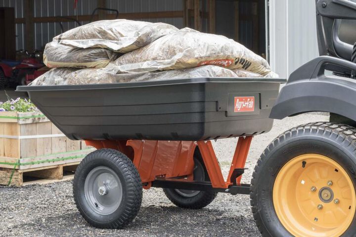 Agri-Fab 10 Cu Ft 650 Lbs Poly Tow Behind Utility Cart, large image number 4