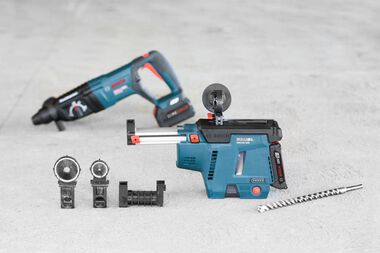 Bosch SDS-plus Bulldog Mobile Dust Extractor Kit with (1) CORE18V 4.0 Ah Compact Battery, large image number 10