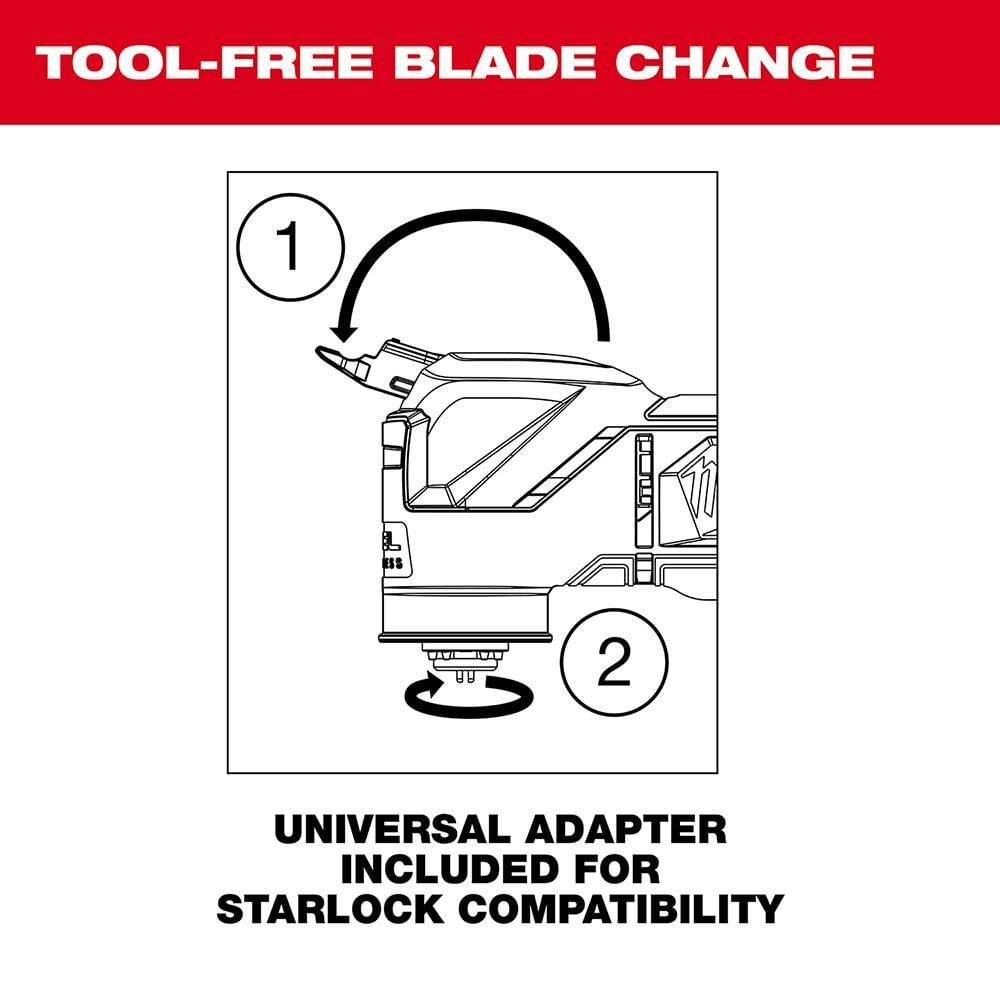 Milwaukee M18 FUEL Oscillating Multi-Tool Kit, large image number 9