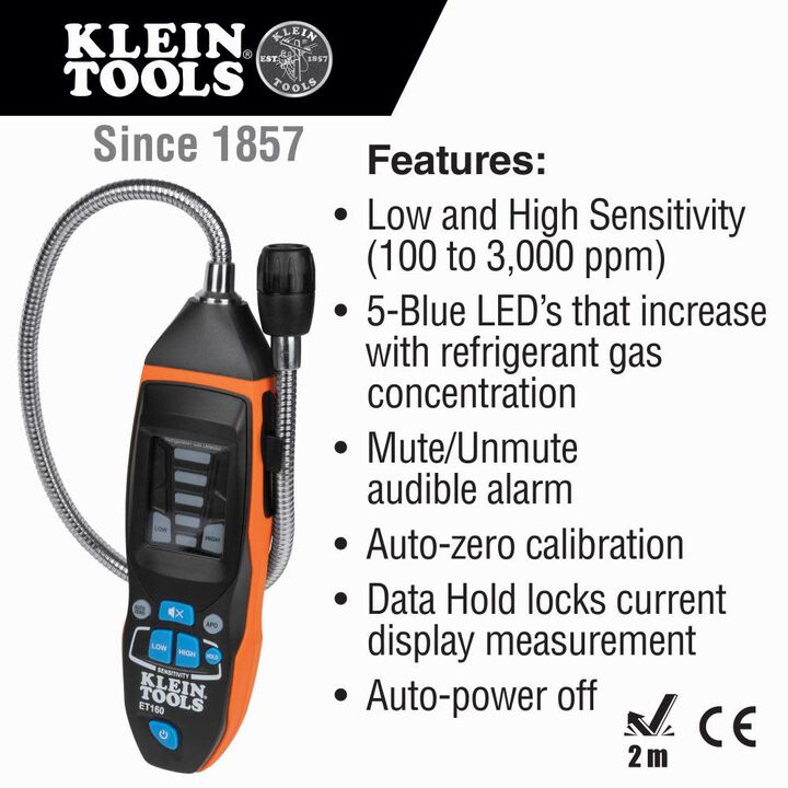 Klein Tools Refrigerant Gas Detector, large image number 2