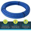 Sharkbite 1/2in x 100' Blue Polyethylene PEX Coil Tubing, small image number 3
