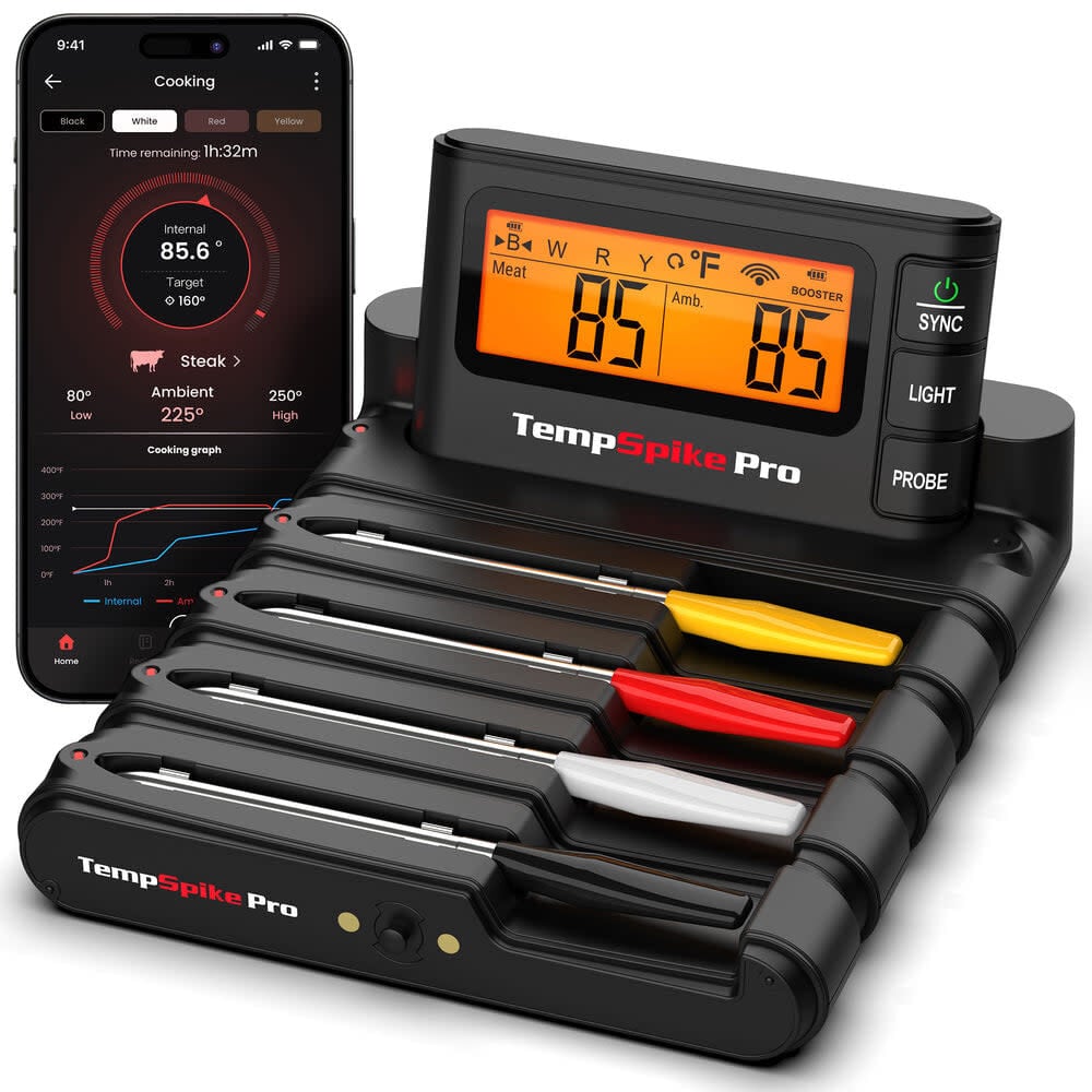 TempPro TempSpike Pro Smart WiFi Grill Thermometer Set, large image number 1