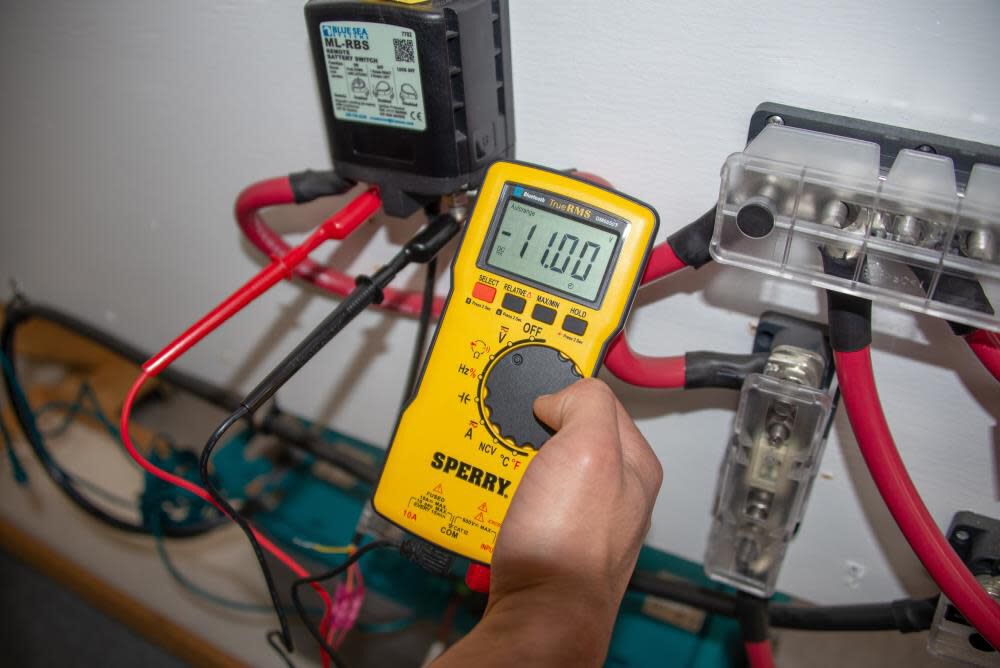 Sperry Instruments DM6850T Digital Multimeter Thin TRMS Bluetooth Autoranging 600 V AC/DC 10A Current Continuity Resistance Capacitance Frequency Temperature, large image number 7