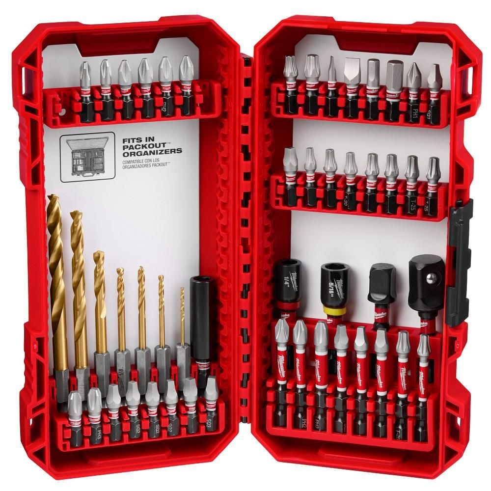 Milwaukee SHOCKWAVE 50-Piece Impact Duty Drill and Drive Set, large image number 13
