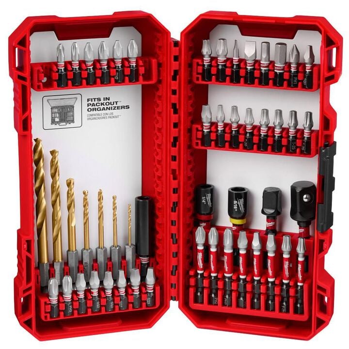 Milwaukee SHOCKWAVE 50-Piece Impact Duty Drill and Drive Set, large image number 12