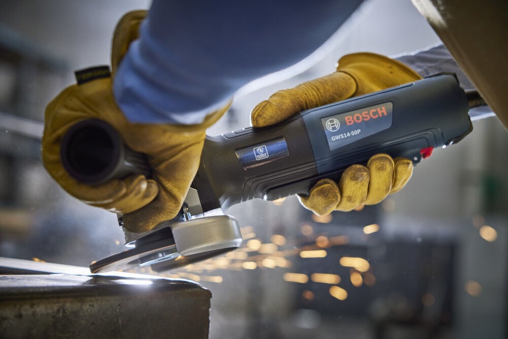 Bosch 5 Inch Angle Grinder with Lock-On Paddle Switch, large image number 5