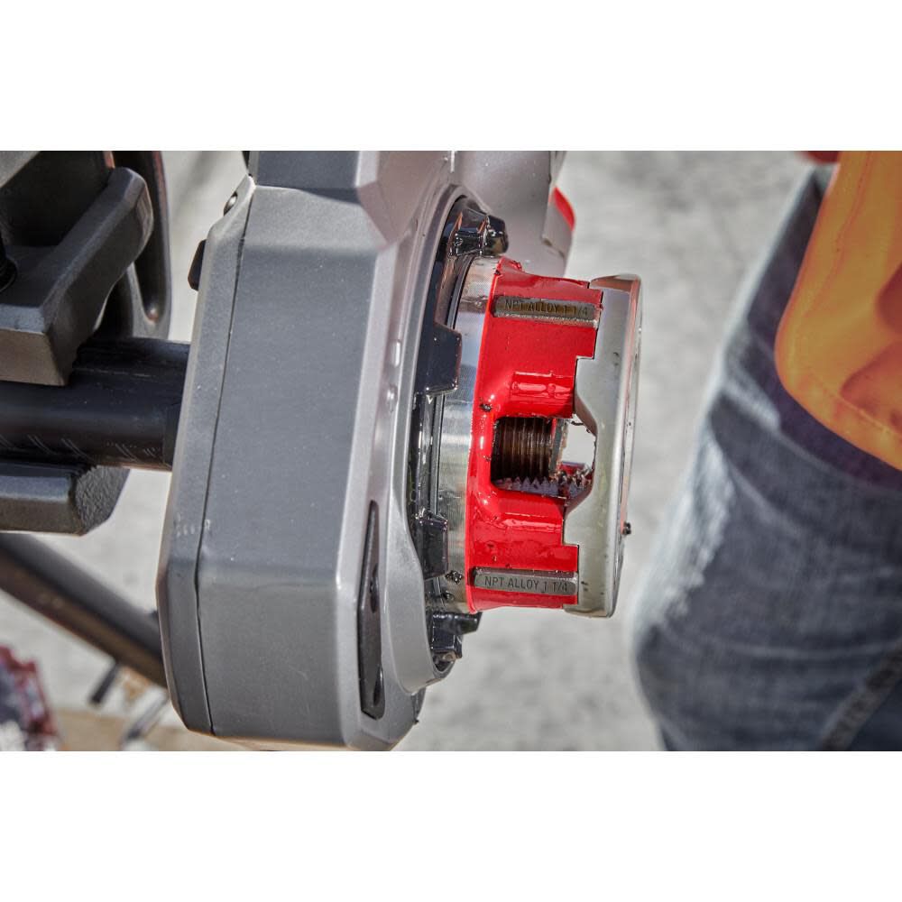 Milwaukee pipe threader online with dies
