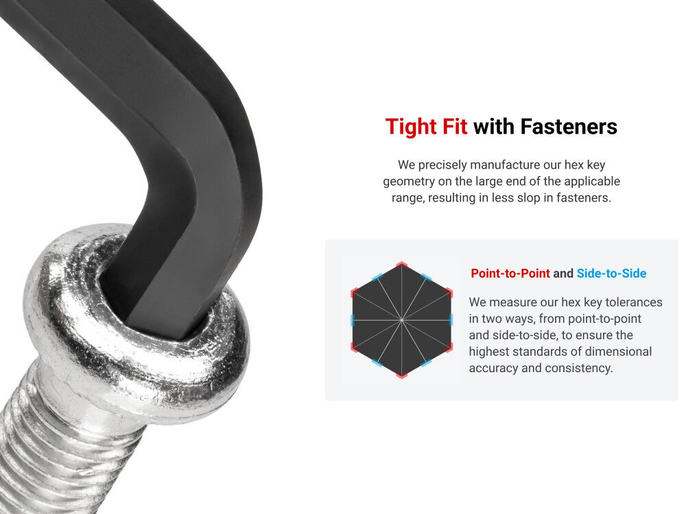 Tekton Short Arm Ball End Hex L-Key Set, 13 Piece (0.050-3/8 Inch), large image number 5