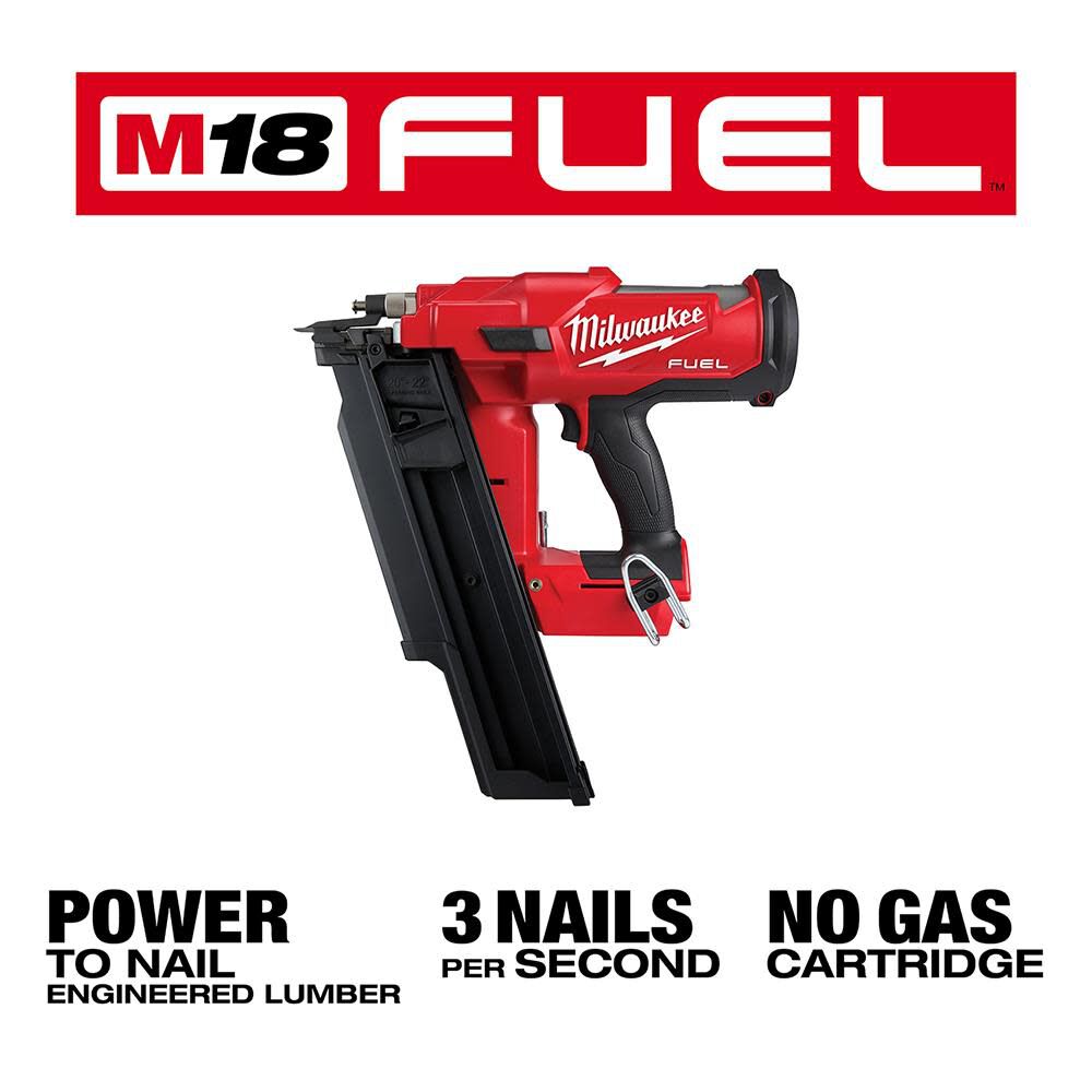 Milwaukee air online framing nailer