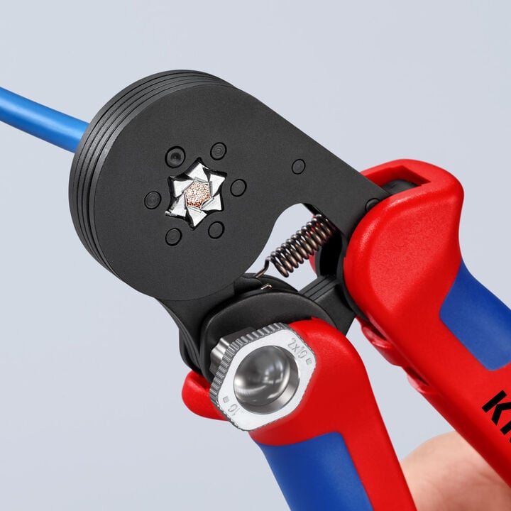 Knipex 7-1/4 Inch Self-Adjusting Crimping Plier, large image number 4