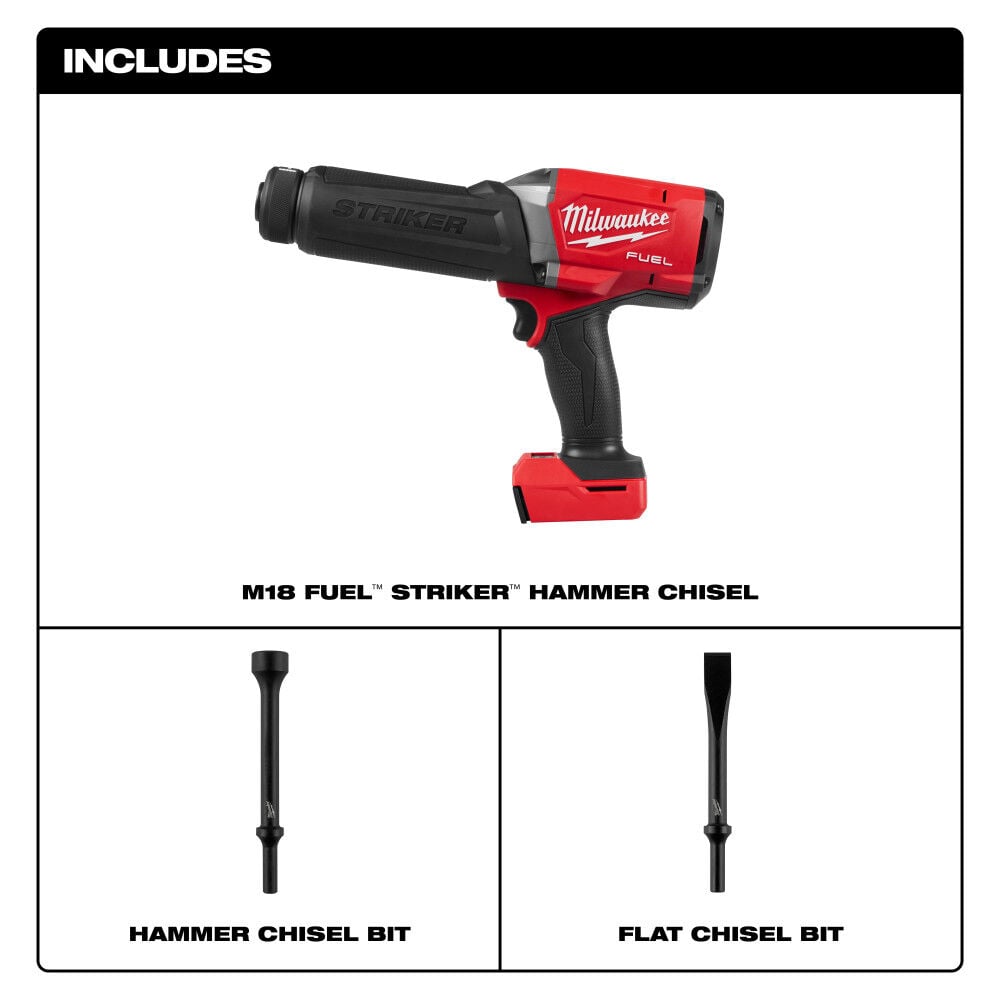 Milwaukee M18 FUEL STRIKER Hammer Chisel (Bare Tool), large image number 7