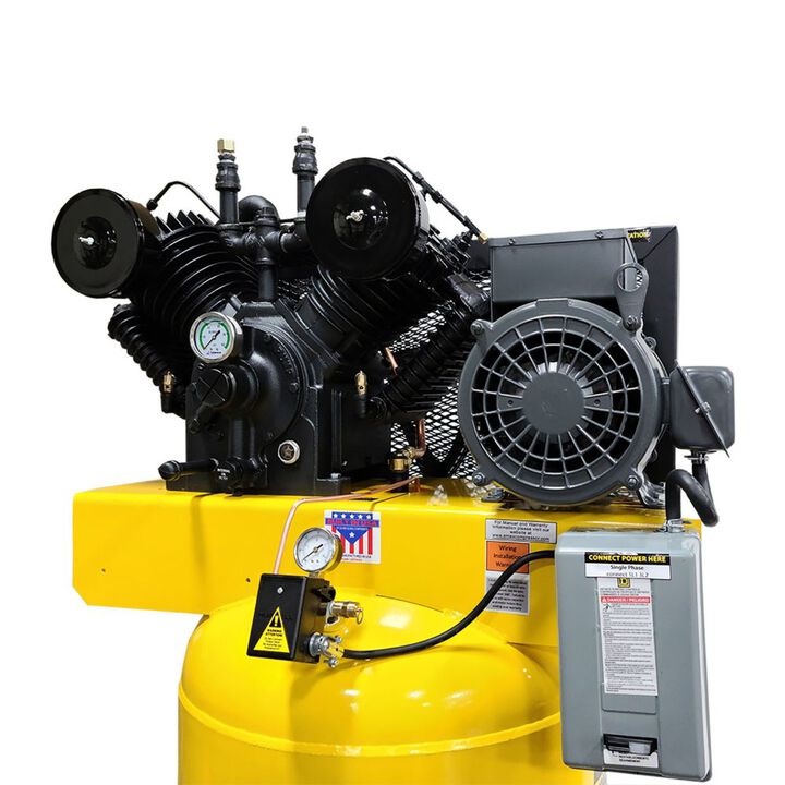 EMAX 80 Gallon 175 PSI Pressure Lube Air Compressor with Maintenance Kit, large image number 4