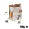 Klein Tools 5 Pocket Tool Pouch Canvas, small