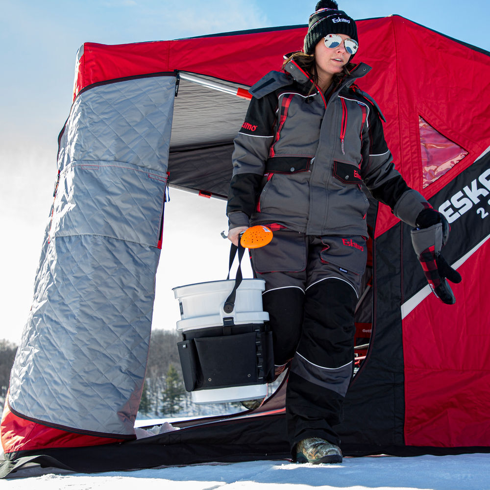 Eskimo Eskape 2800 Ice Fishing Shelter with Two Side Doors, large image number 3