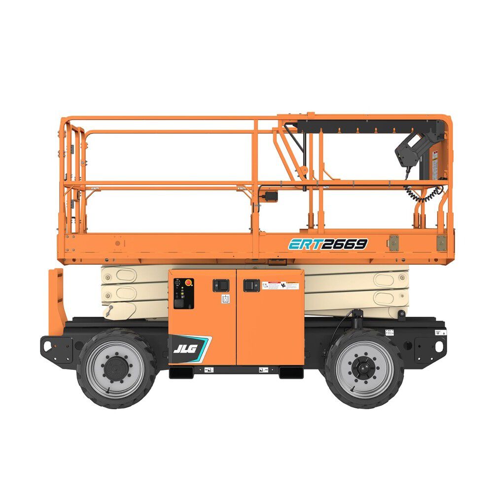 jled JLG 26.2' Rough Terrain Scissor Lift 4.5kW Electric Power