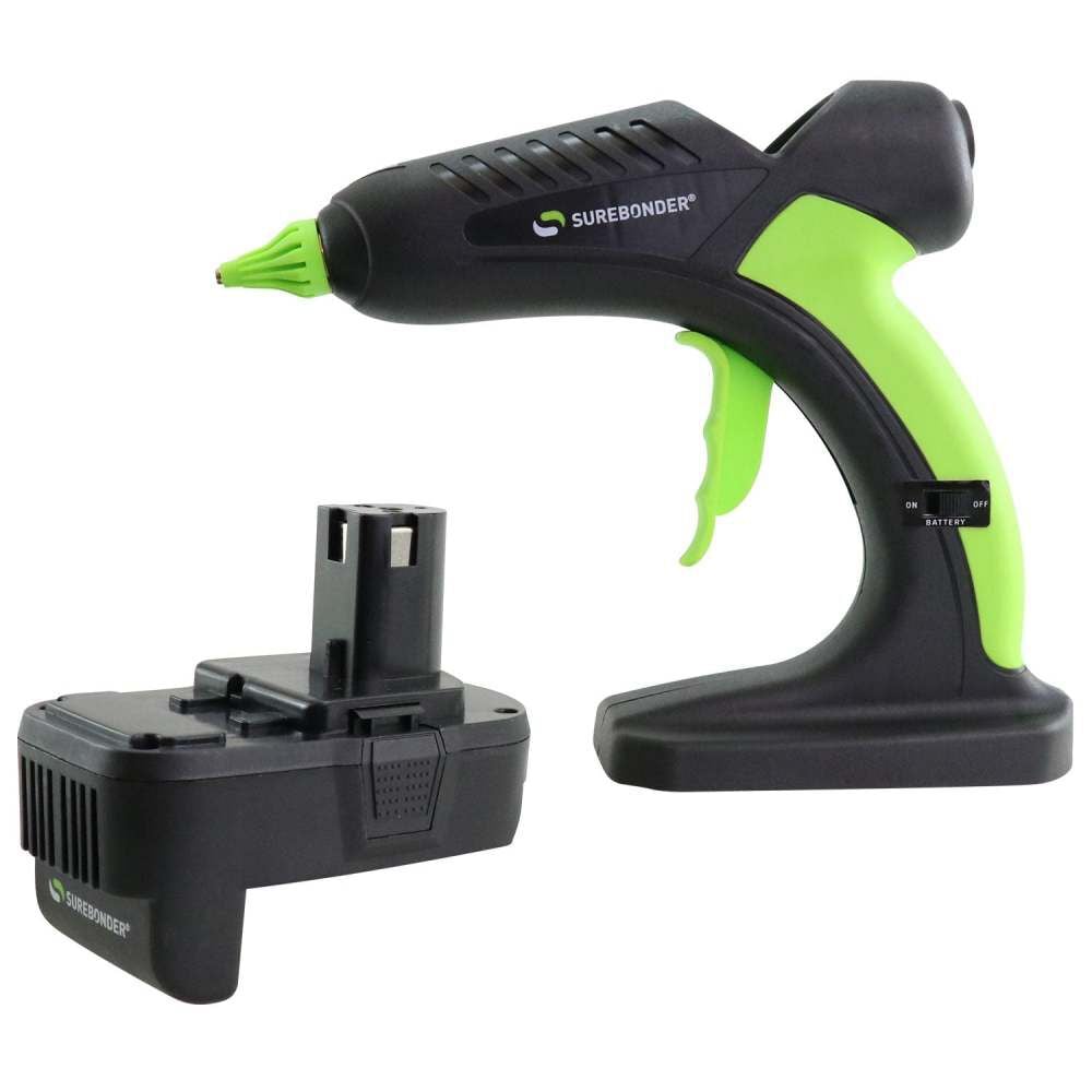Surebonder 60W 18V High Temperature Full Size Cordless Hot Glue Gun, large image number 1