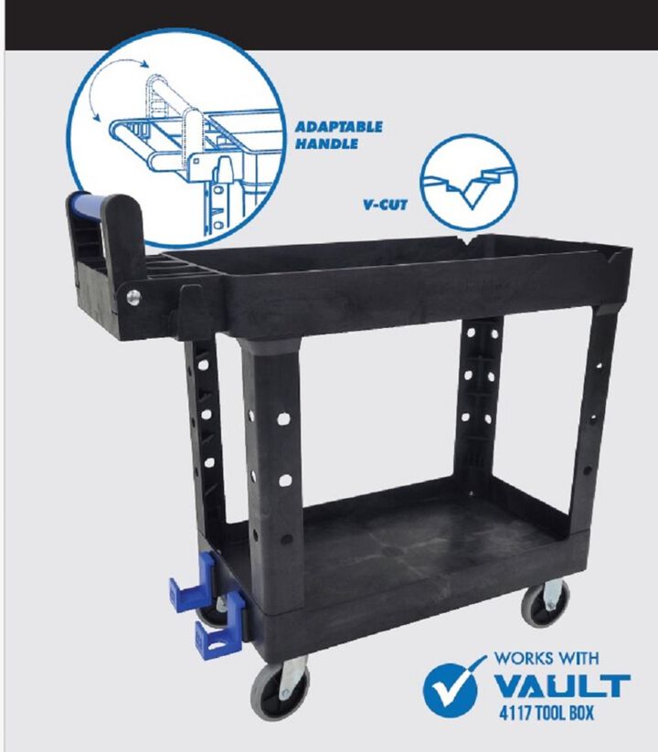 Magnum Tool Group Pro Series Service Cart 4117 with 5 Inch Casters, large image number 1