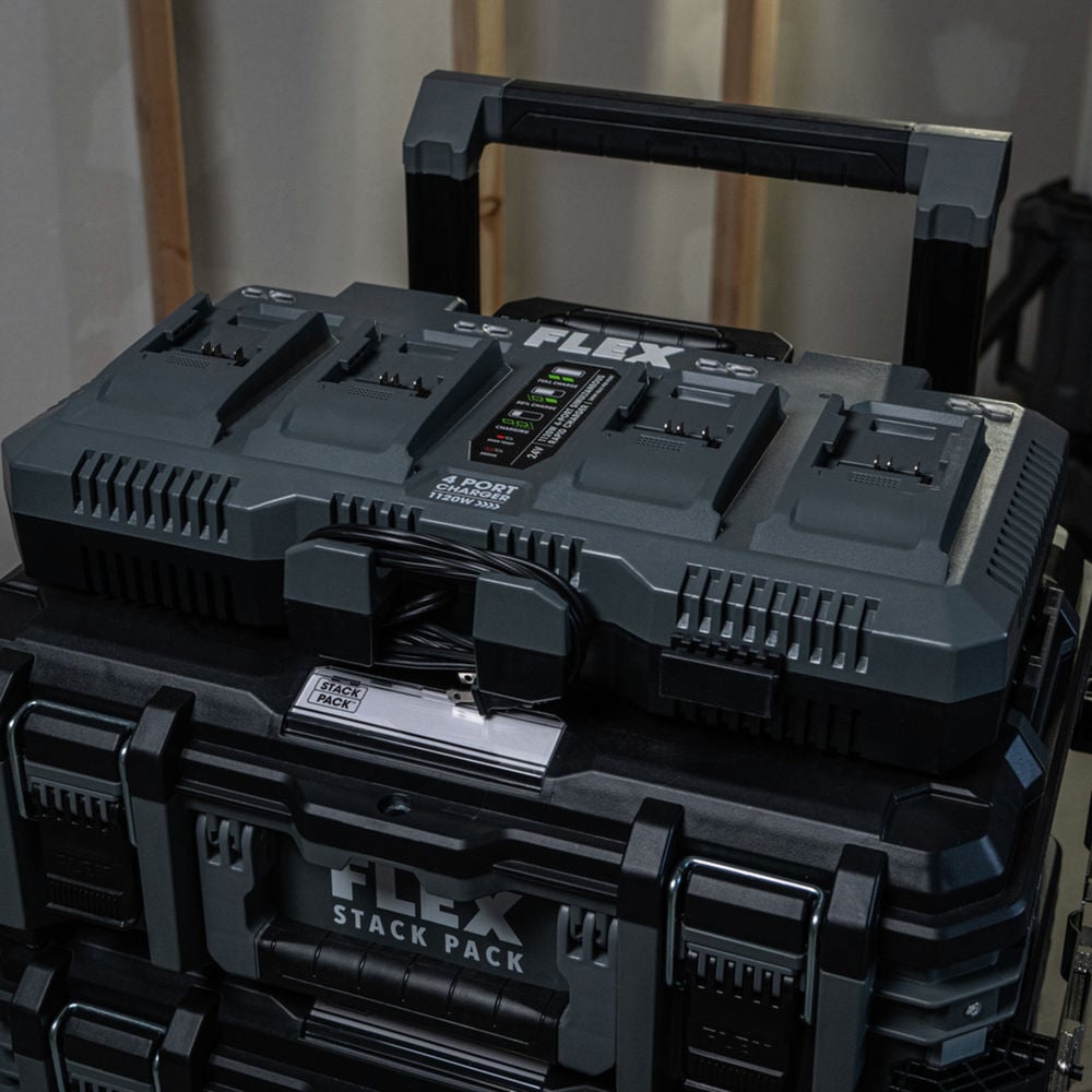 FLEX STACK PACK 24V Rapid Battery Charger 4 Port, large image number 6