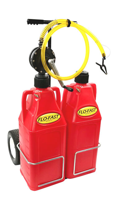 Flo-Fast 21 Gal Red Gas Can System