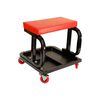 MaxJax Vinyl Cushion Rolling Work Seat with 4 Swivel Casters, small image number 2