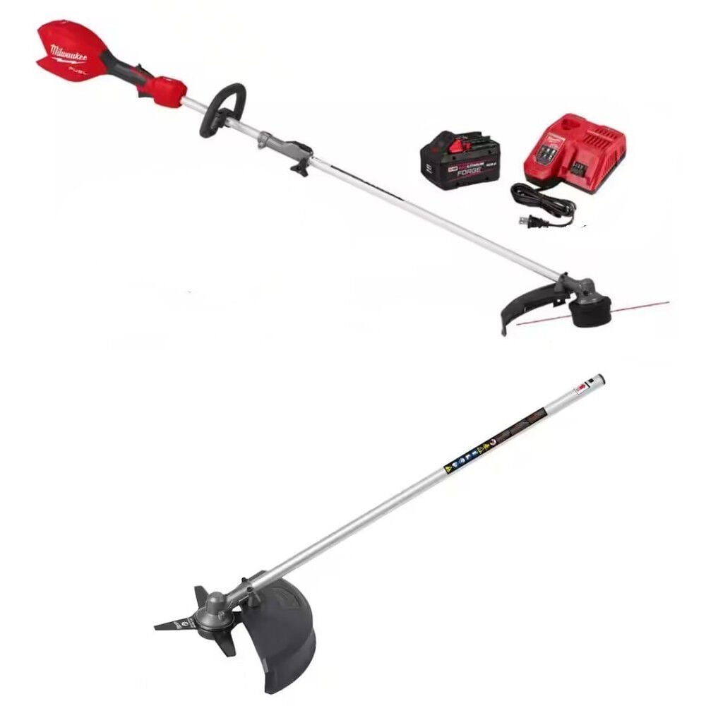Milwaukee M18 FUEL String Trimmer Kit and Brush Cutter Attachment Bundle - MIL000011388