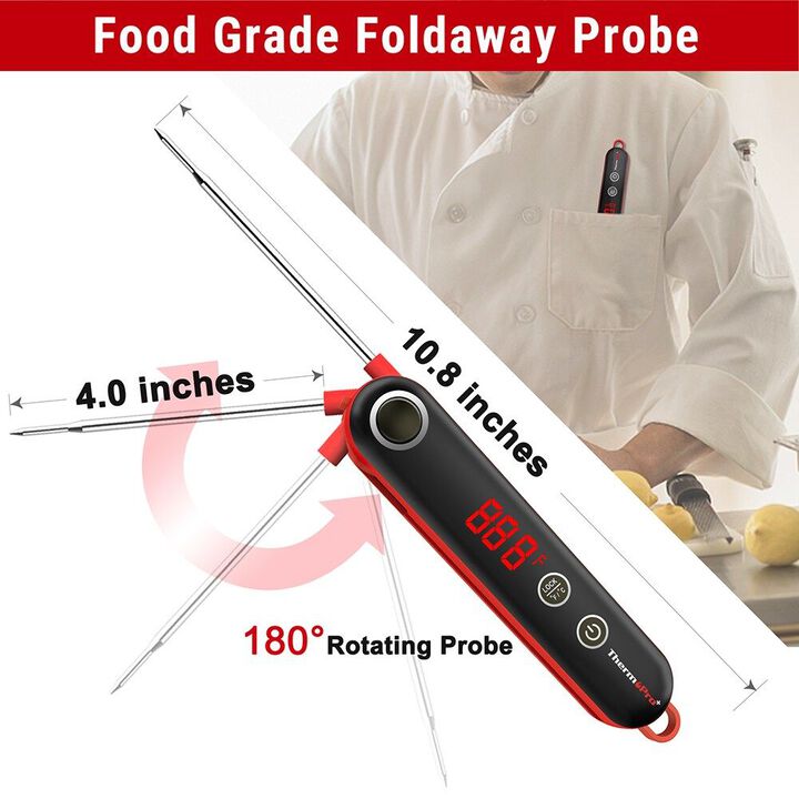 TempPro Digital Probe Meat Thermometer, large image number 2