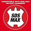 Milwaukee SDS-Max 1 in. x 12 in. Demolition Flat Chisel, small image number 3