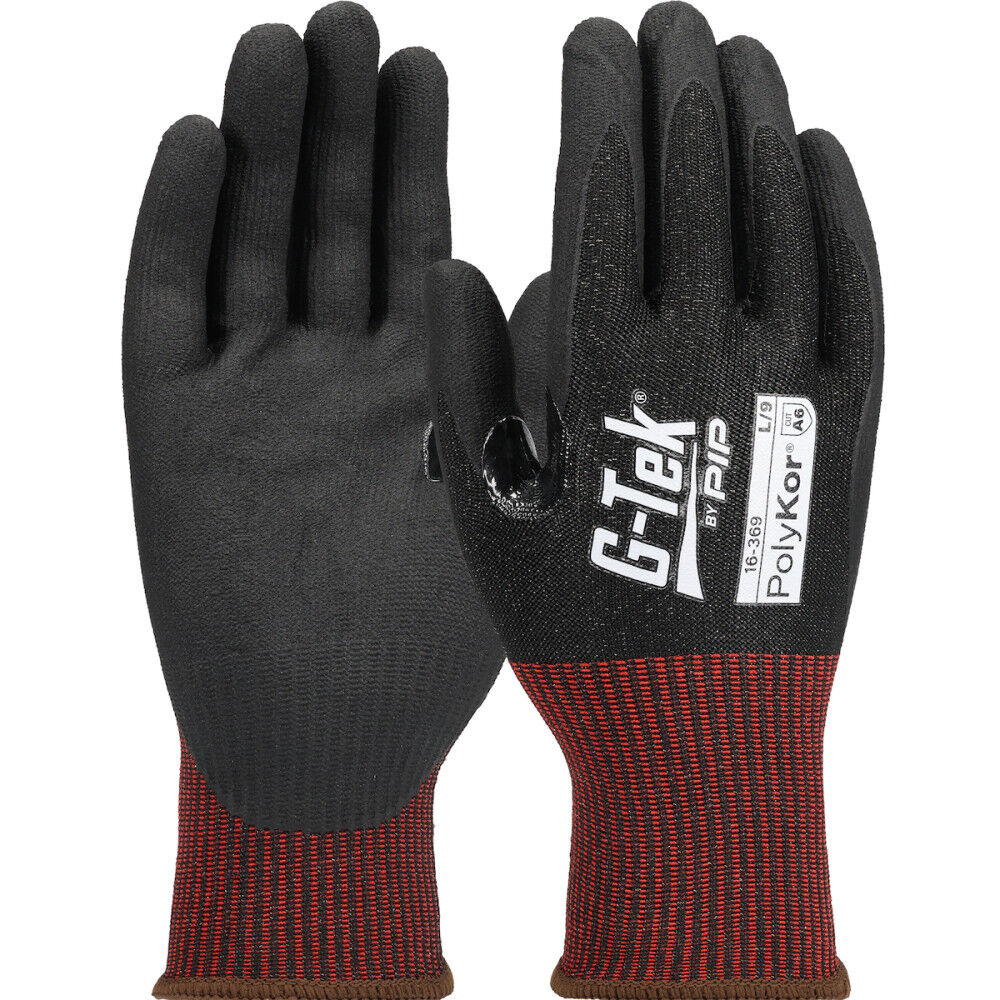 Protective Industrial Products G-Tek A6 PolyKor Cut Resistant ESD Gloves 12 Pair Size Medium - 16-369/M