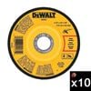 DEWALT 4-1/2 Inch x 1/4 Inch Type 27 Metal Grinding Wheel Bundle, 10 Pieces, small image number 1