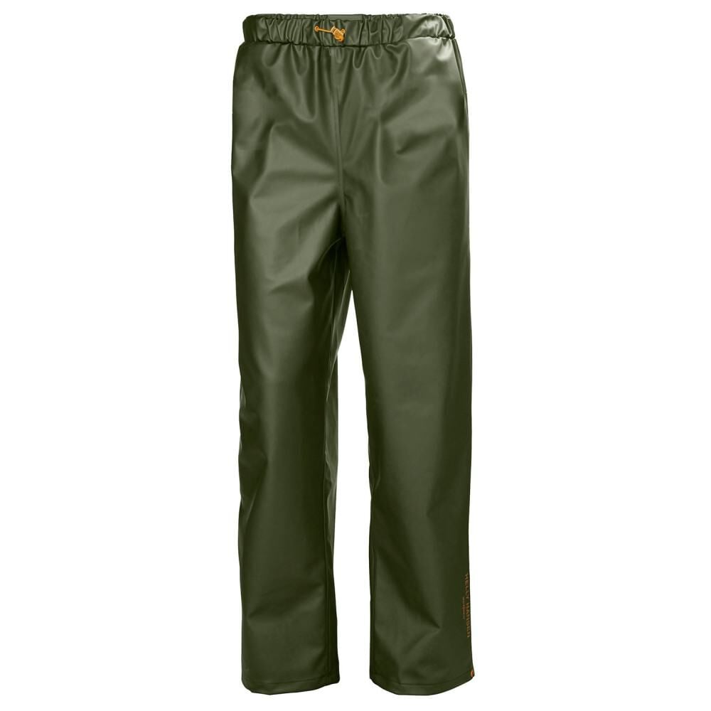Helly Hansen PU Gale Waterproof Rain Pant Army Green Size XL – 70485-480-XL