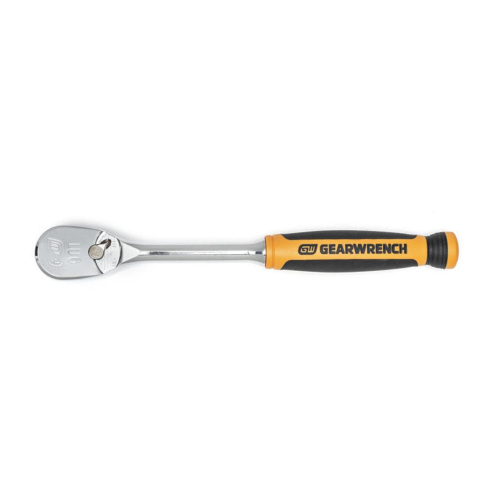 GEARWRENCH 3 Piece 1/4in 3/8in and 1/2in 90 Tooth Dual Material Ratchet Set, large image number 3