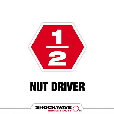 Milwaukee SHOCKWAVE 1/2 in. Insert Nut Driver 3PK, large image number 1