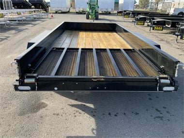 Doolittle Trailer Mfg Steel Sided Open Utility Trailer 14'x77in Tandem Axle HD Pro Toolbox, large image number 7