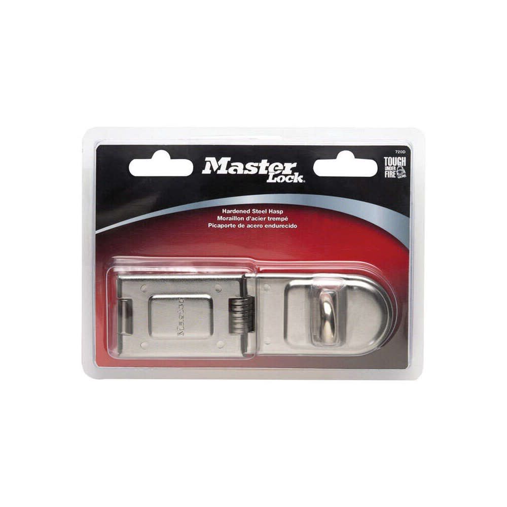 Master Lock Hasp 6 1/4in Bright Hardened Steel Fixed Staple, large image number 2