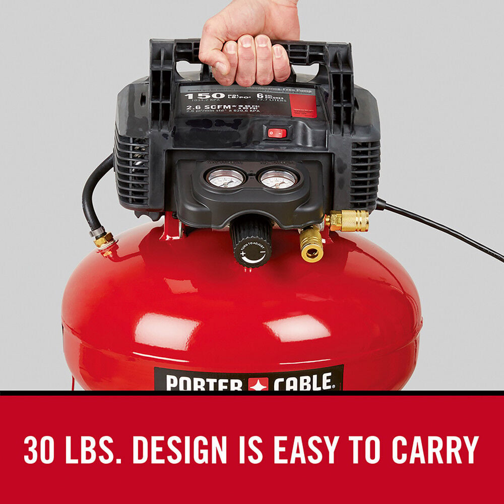Porter Cable 6 Gallon Porter Cable Air Compressor 150 PSI, large image number 3
