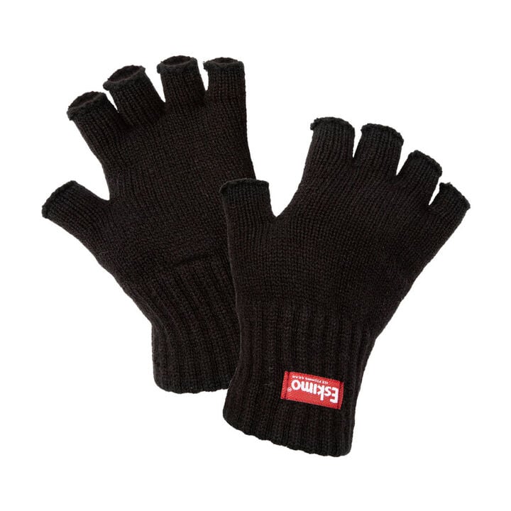 Eskimo Fingerless Wool Glove, Wool-Acrylic Blend, Half-Finger, S/M