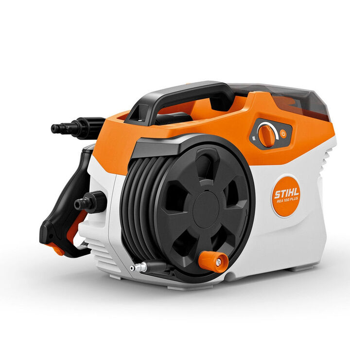 Stihl REA 100 PLUS 2200 PSI 1.2 GPM Battery Powered Cold Water Pressure Washer with 3-in-1 Spray Nozzle and AP 300 S Battery Kit, large image number 1