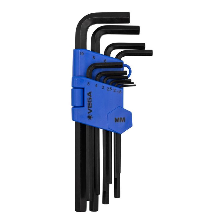 Vega Hex L-Key Set - Metric, Short, 10 Piece