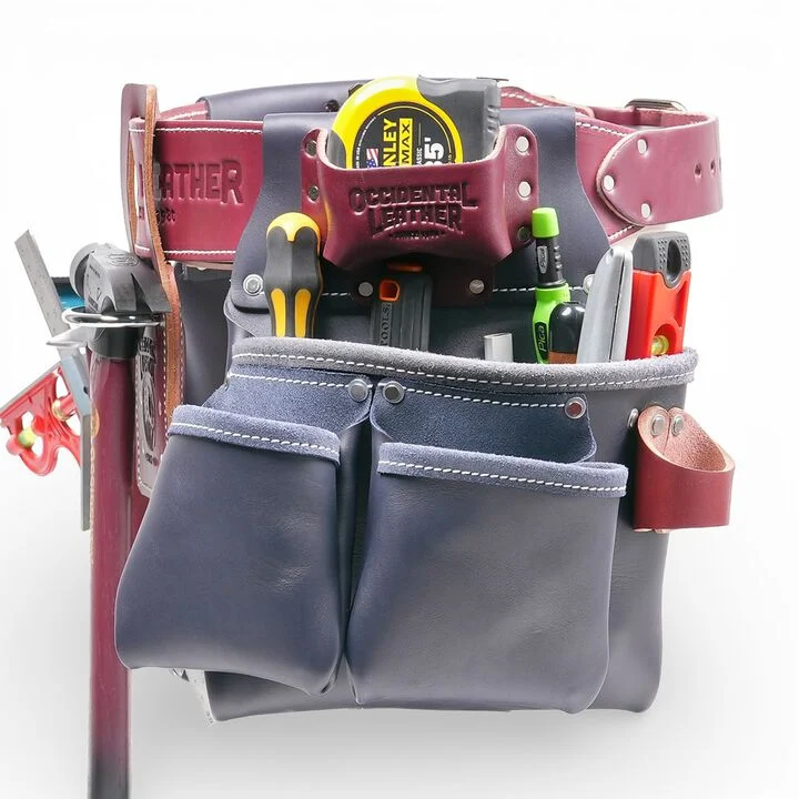Occidental Leather Limited Edition Old Glory Pro Framer Tool Belt Set with Double Outer Bag, large image number 5