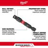 Milwaukee SHOCKWAVE 1/4 in. Hex Shank to 1/4 in. Socket Adapter, small image number 2