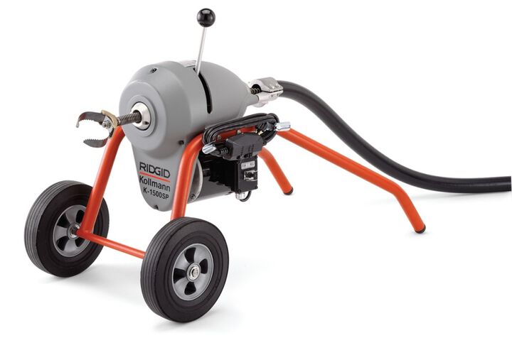 Ridgid K-1500SP-B 120V-60Hz Sectional Drain Cleaning Machine Combination Kit