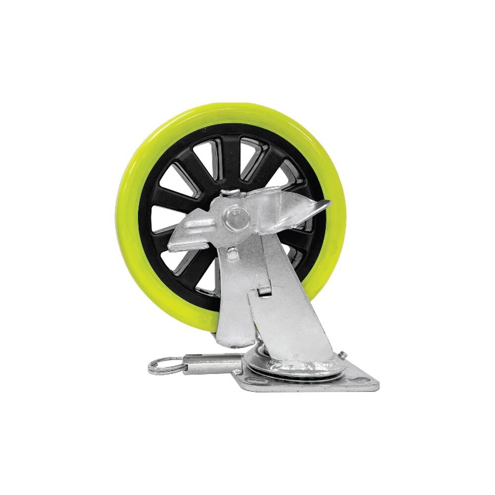 Magnum Tool Group Max Endurance 8 Inch Swivel Caster with Lock and Brake - CAS8-PP-WS-X