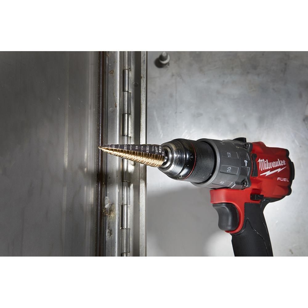 Milwaukee Cobalt Step Drill Bit #9 3/16-7/8inch, large image number 6