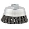 Milwaukee 3-1/2 In. Carbon Steel Knot Wire Cup Brush, small image number 1