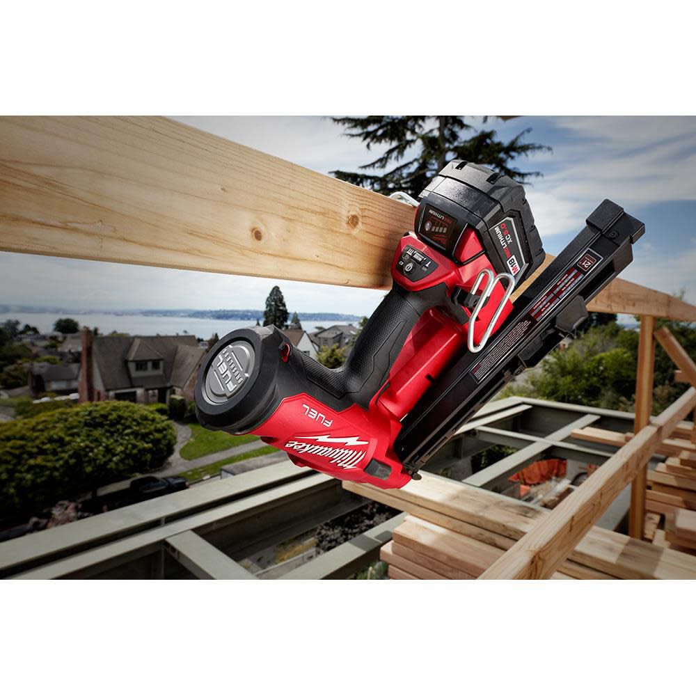 Milwaukee battery shop operated framing nailer