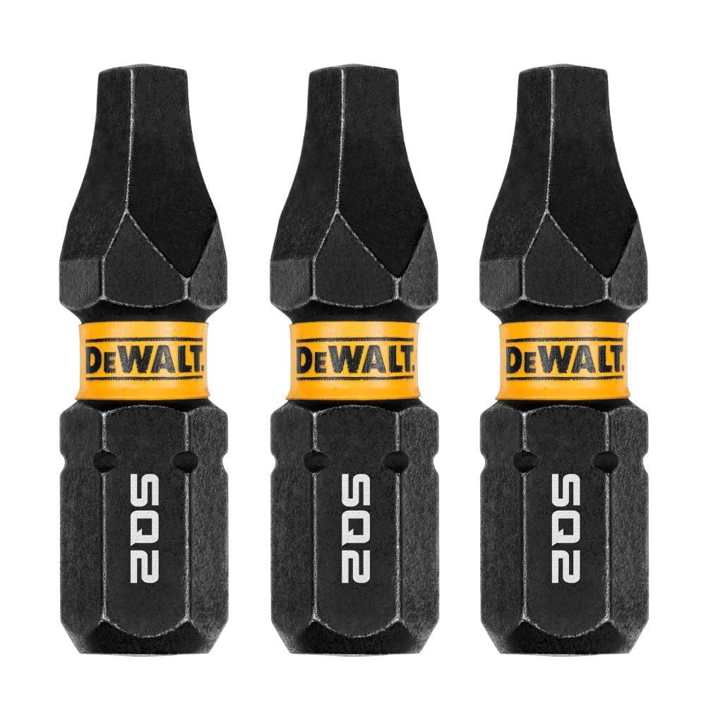 DEWALT 1In Square #2 Flextorq 3 Pack DWAF1SQ2IR3 - Acme Tools