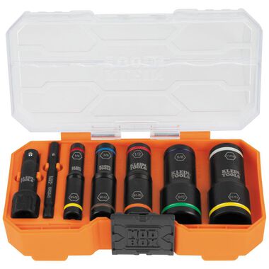 Klein Tools HD Flip SAE Socket Kit 8pc