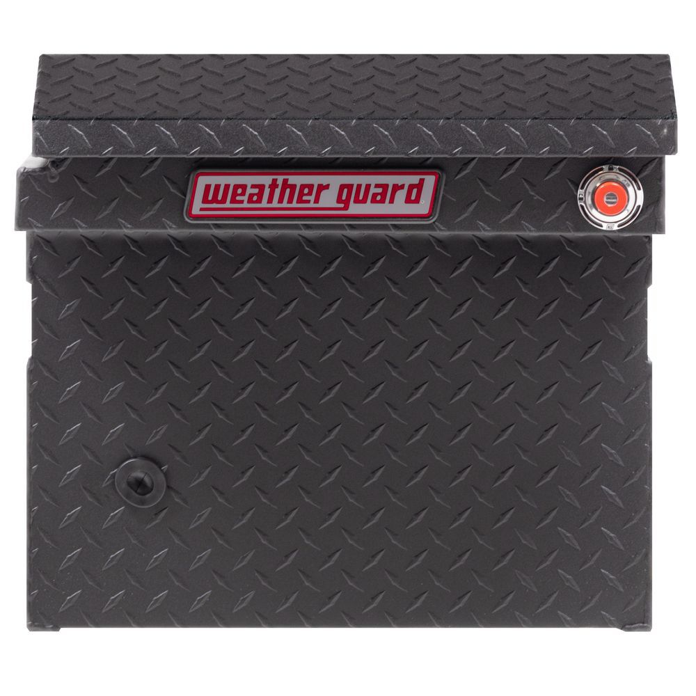 Weather Guard Saddle Box Aluminum Full Low Profile Textured Matt Black, large image number 4