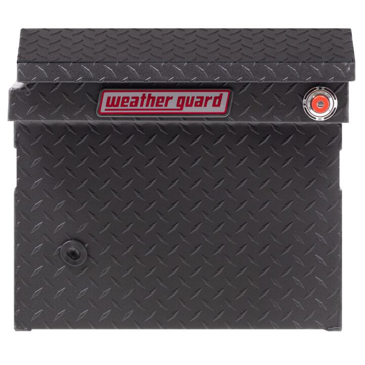 Weather Guard Saddle Box Aluminum Full Low Profile Textured Matt Black, large image number 3
